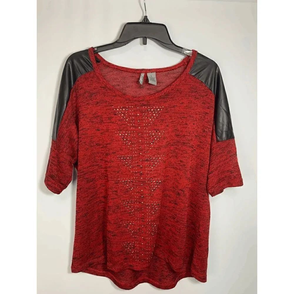 New Directions Weekend Marbled Knit Sweater